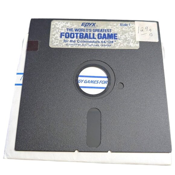 C64 5.25" Floppy Disk Lot (6 Disks) Epyx Destroyer Jack Nicklaus Spinnaker Vtg - Picture 3 of 9